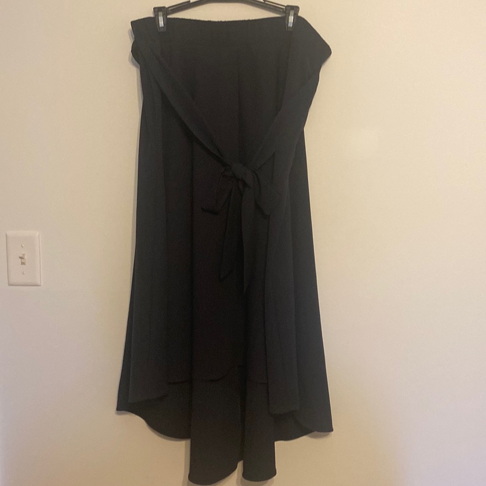 High Low Navy Lane Bryant Skirt